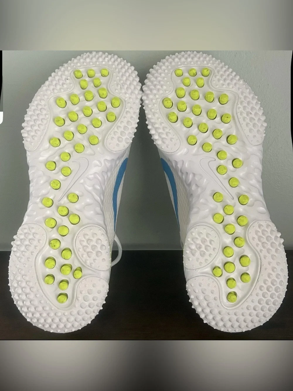 Nike Huarache 9 Elite TF SE Lacrosse Shoes Turf Cleats White Size 5 FV6148-100